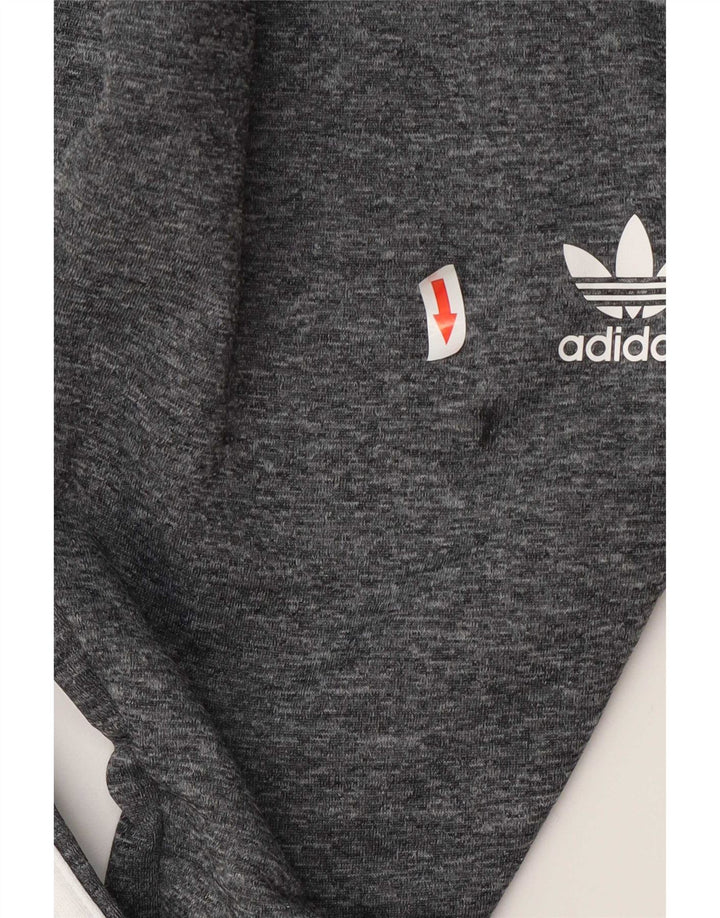 Adidas Pantalon de survêtement pour femme Joggers UK 12 Gris moyen Polyester