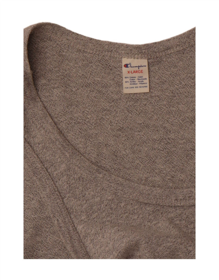CHAMPION Débardeur Femme UK 18 XL Gris Moucheté Coton Sports