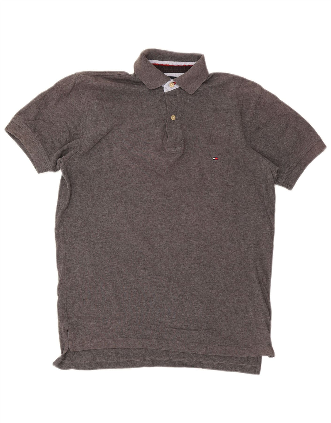 Tommy Hilfiger Polo Homme Petit Gris Coton