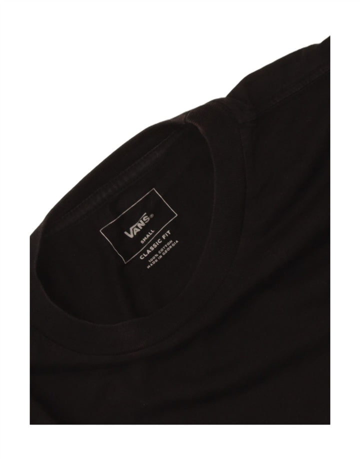 Vans Haut coupe classique à manches longues pour hommes, petit coton noir