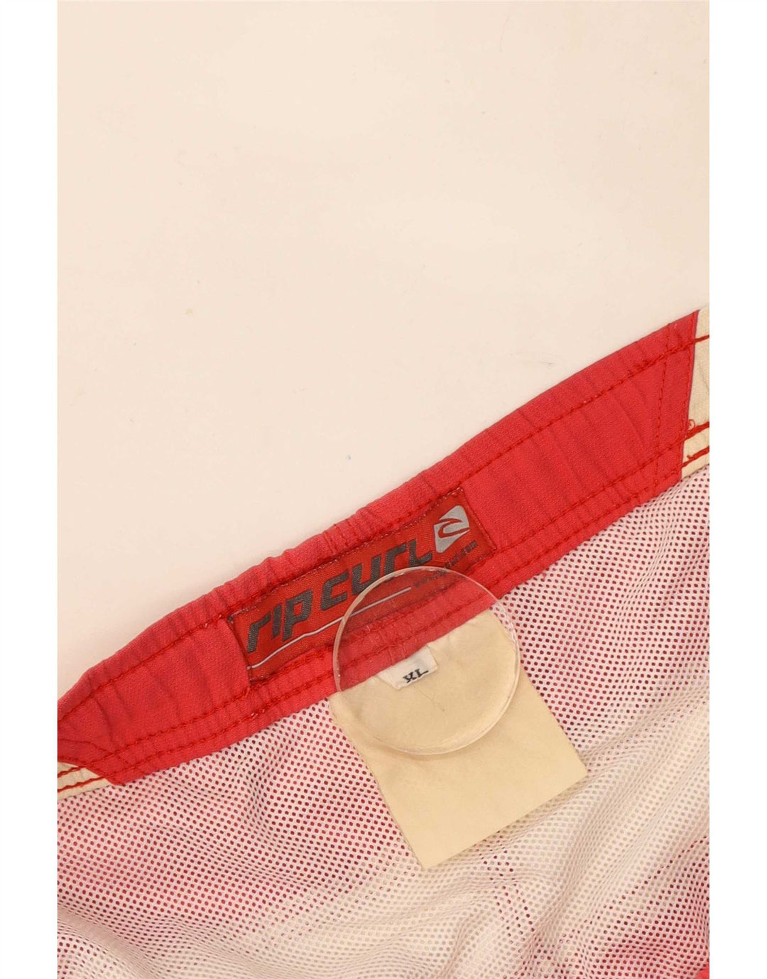 Rip Curl Short de bain graphique pour hommes XL Colorblock rouge