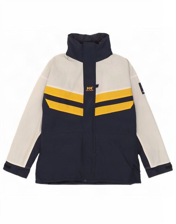 Helly Hansen Veste coupe-vent pour homme UK 38 Bleu marine moyen Colourblock