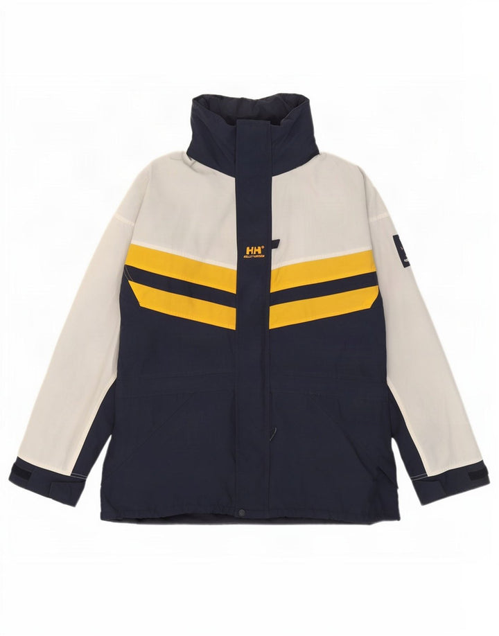 Helly Hansen Veste coupe-vent pour homme UK 38 Bleu marine moyen Colourblock