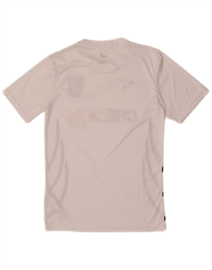 Puma T-Shirt Deutschland Graphic Homme Blanc Small Polyester Colorblock
