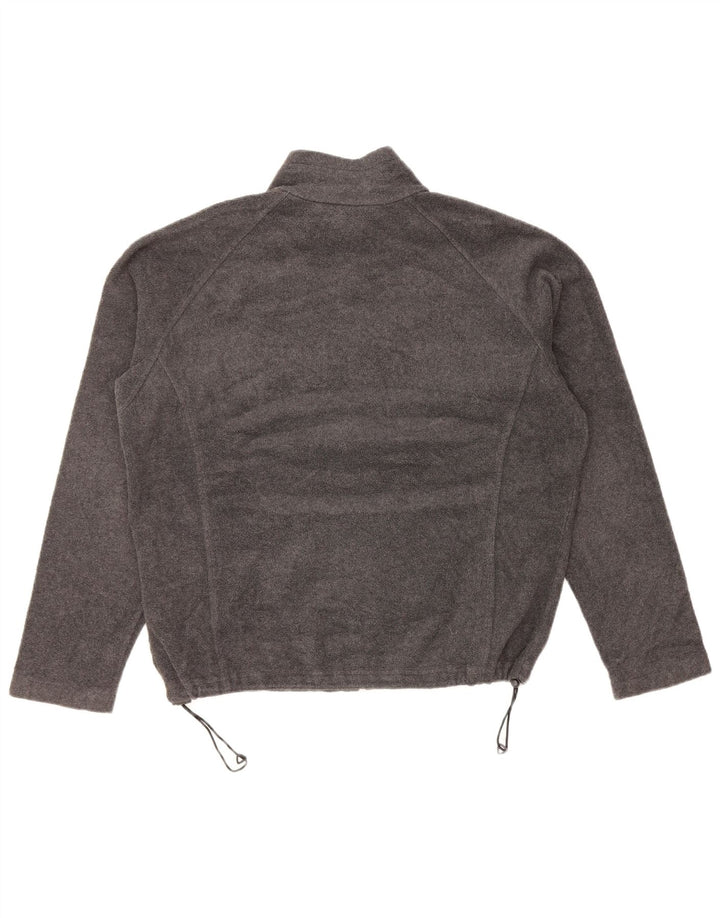 COLUMBIA Womens Oversized Fleece Jacket UK 18 XL Grey Polyester