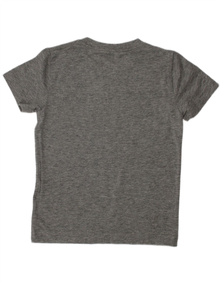 Converse T-Shirt Graphique Garçon 5-6 Ans Gris Moyen Coton