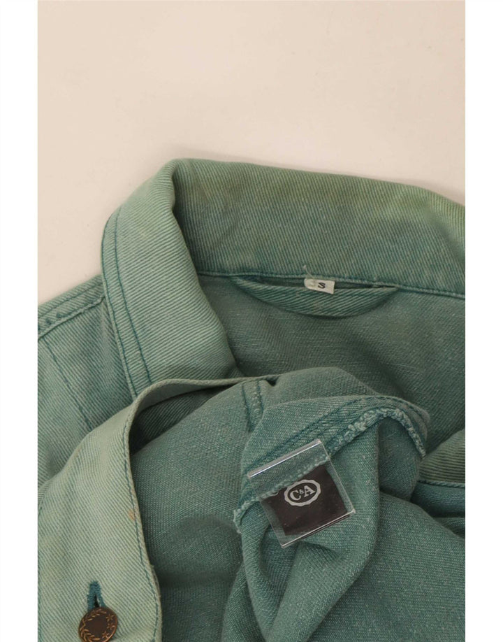 C&A Gilet en jean pour homme UK 36 Petit Bleu Coton