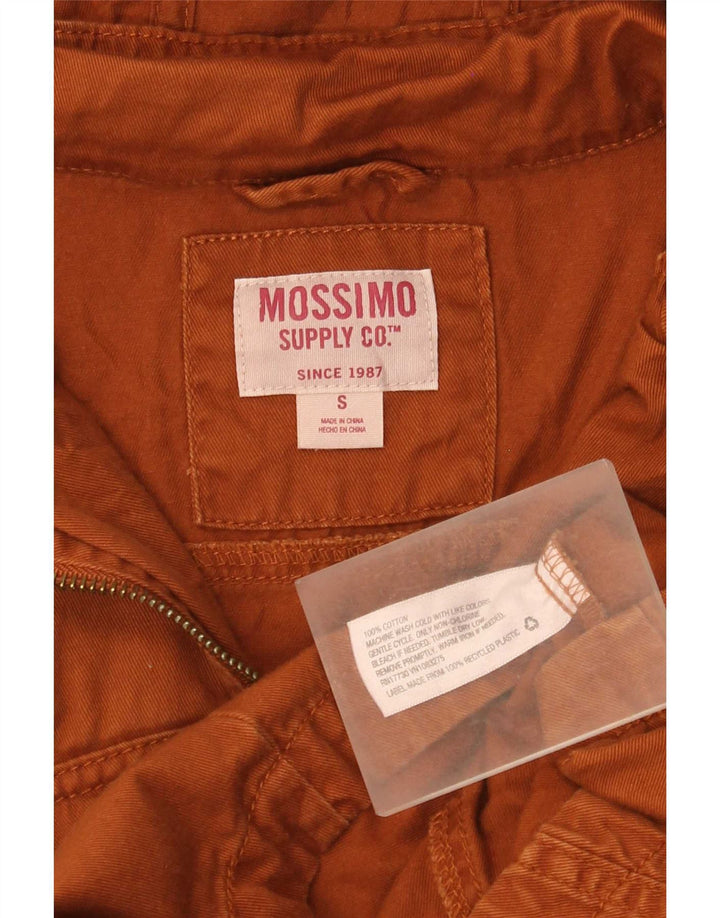 Mossimo Veste Parka à capuche pour femme UK 10 Petit coton marron