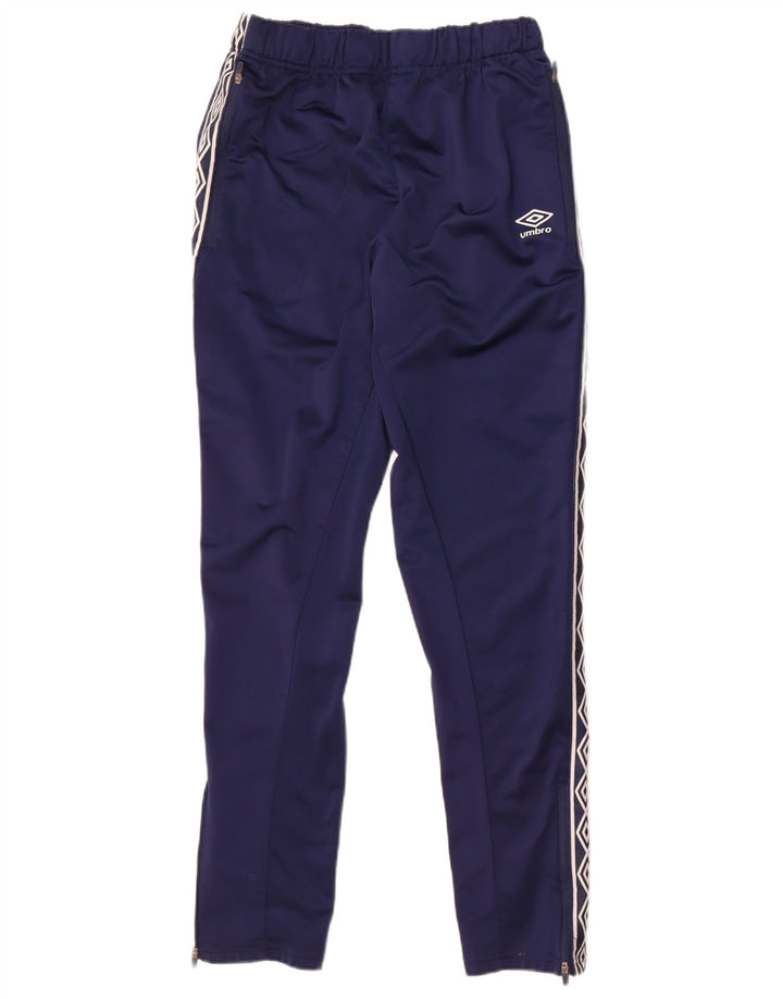 Umbro Pantalon de Survêtement Graphique Homme Large Bleu Marine Polyester