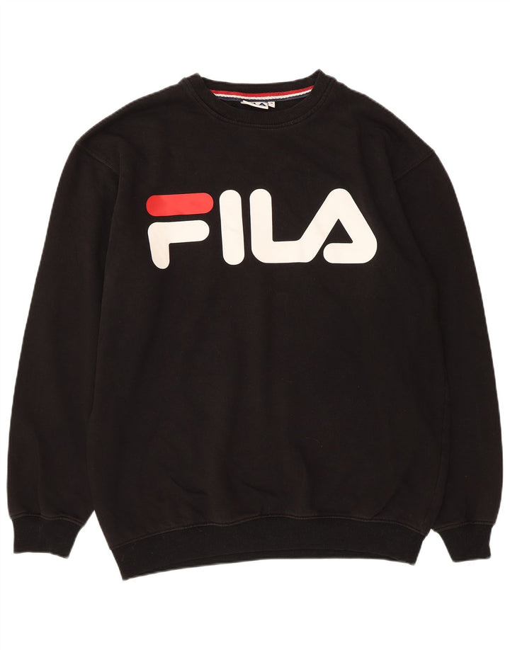 Fila Sweat-Shirt Graphique Homme Noir Moyen Coton