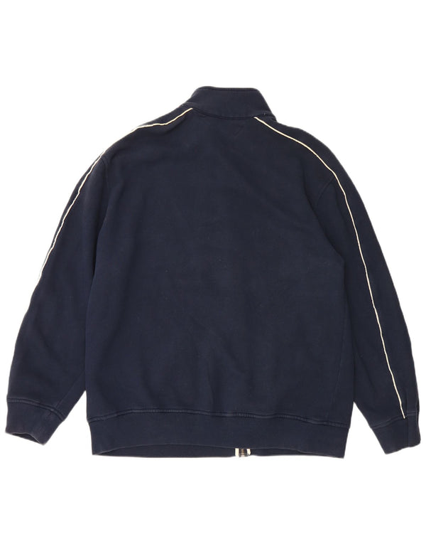 Tommy Hilfiger Veste de survêtement graphique pour homme XL Bleu marine Coton