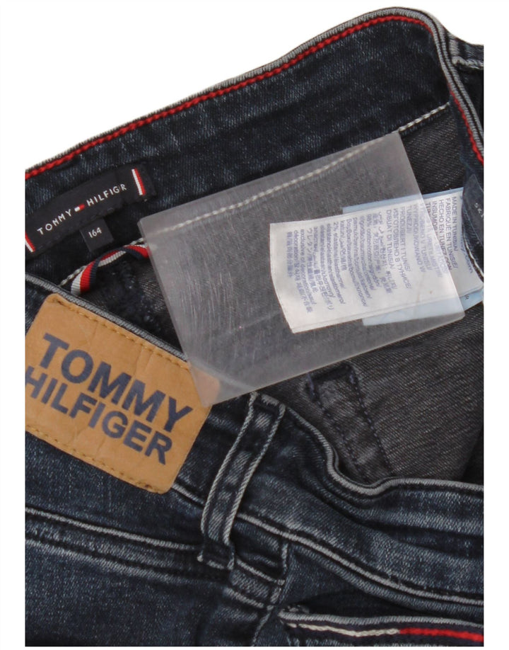TOMMY HILFIGER Jean skinny fille 13-14 ans W28 L29 Bleu marine Coton