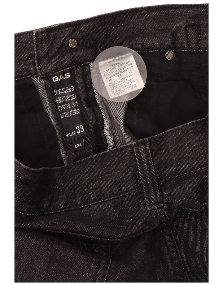 Gas Jean droit homme W33 L34 gris coton
