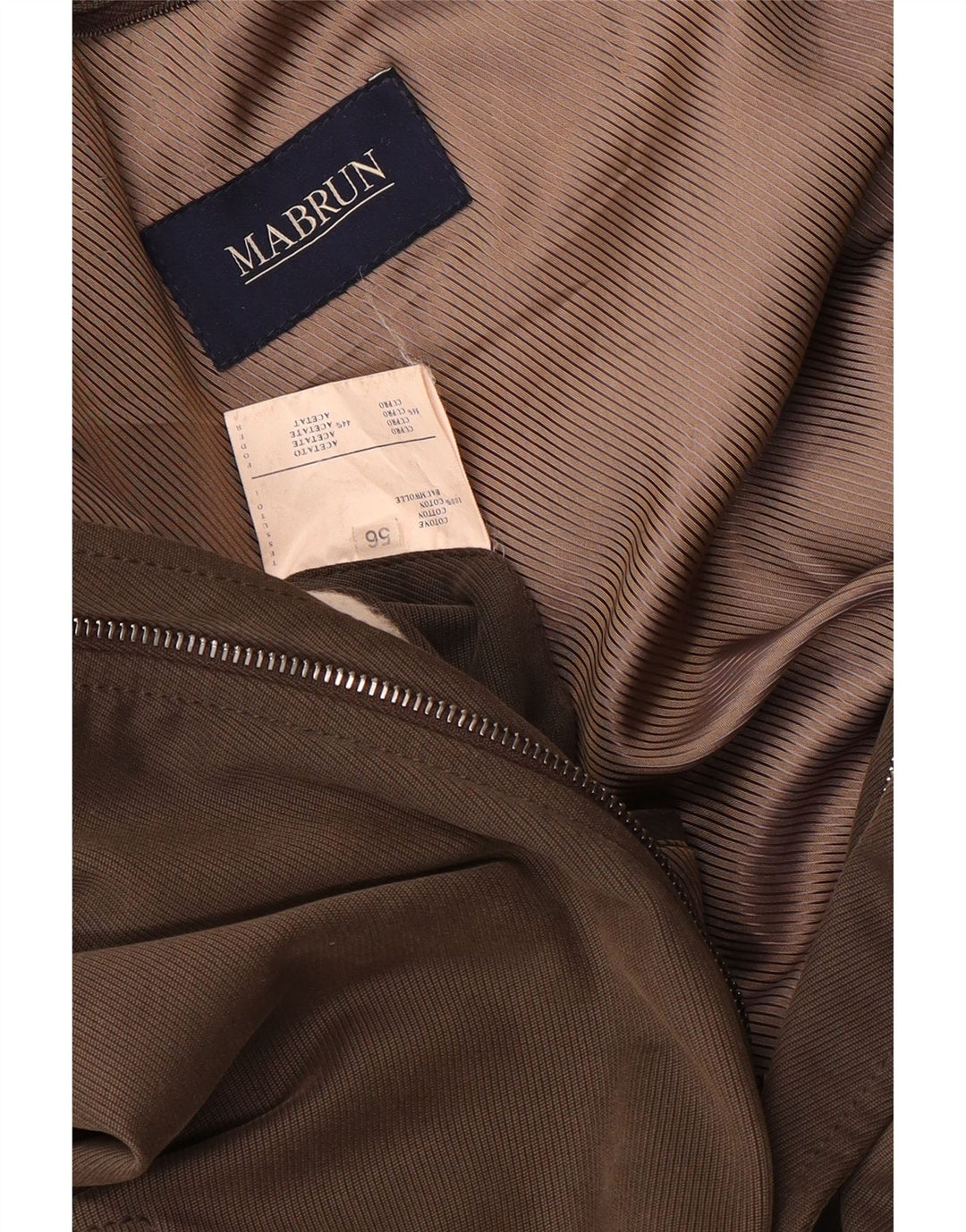 Mabrun Veste Utilitaire Homme IT 56 3XL Marron Coton