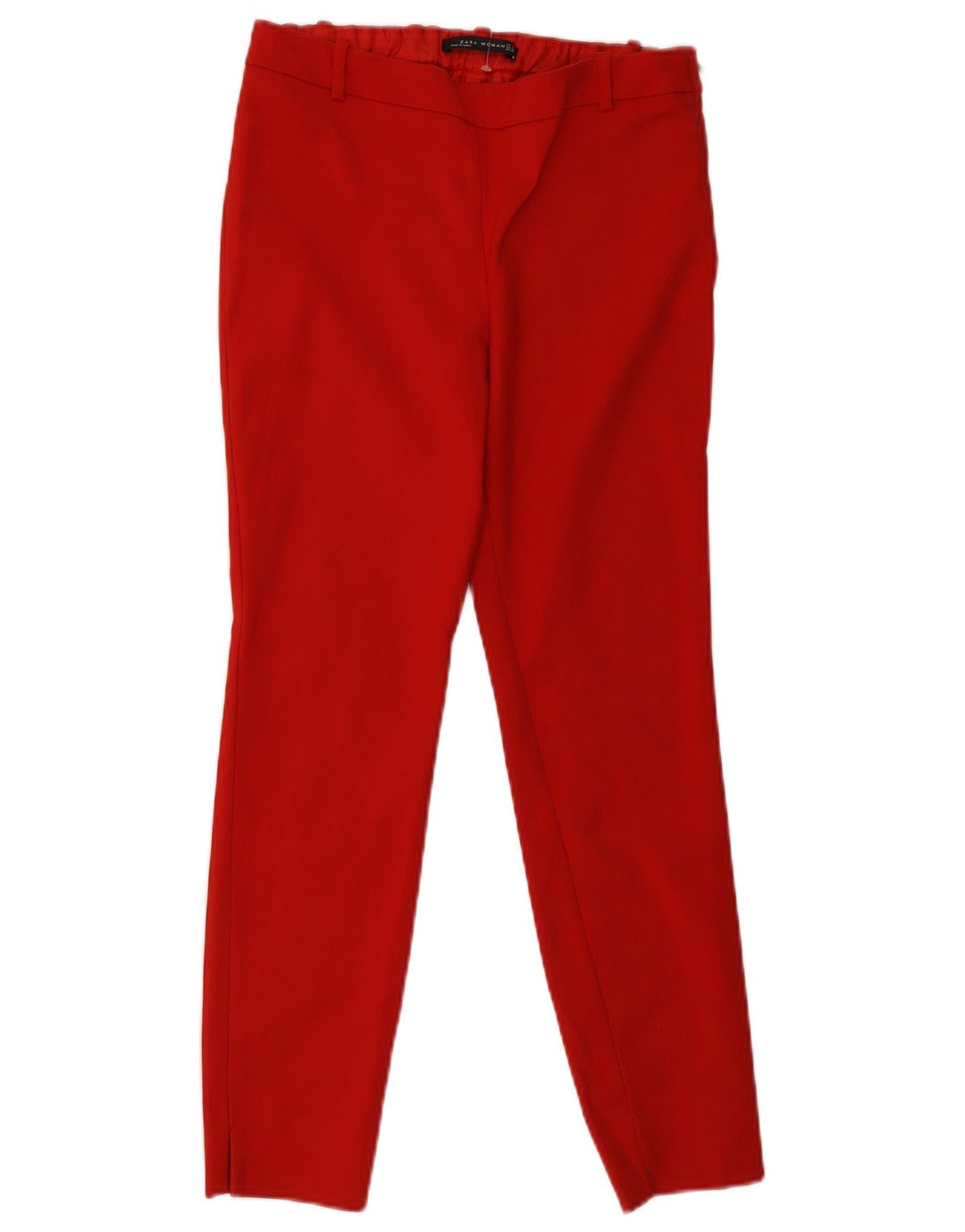 Zara Pantalon décontracté slim pour femme Petit W26 L26 Rouge
