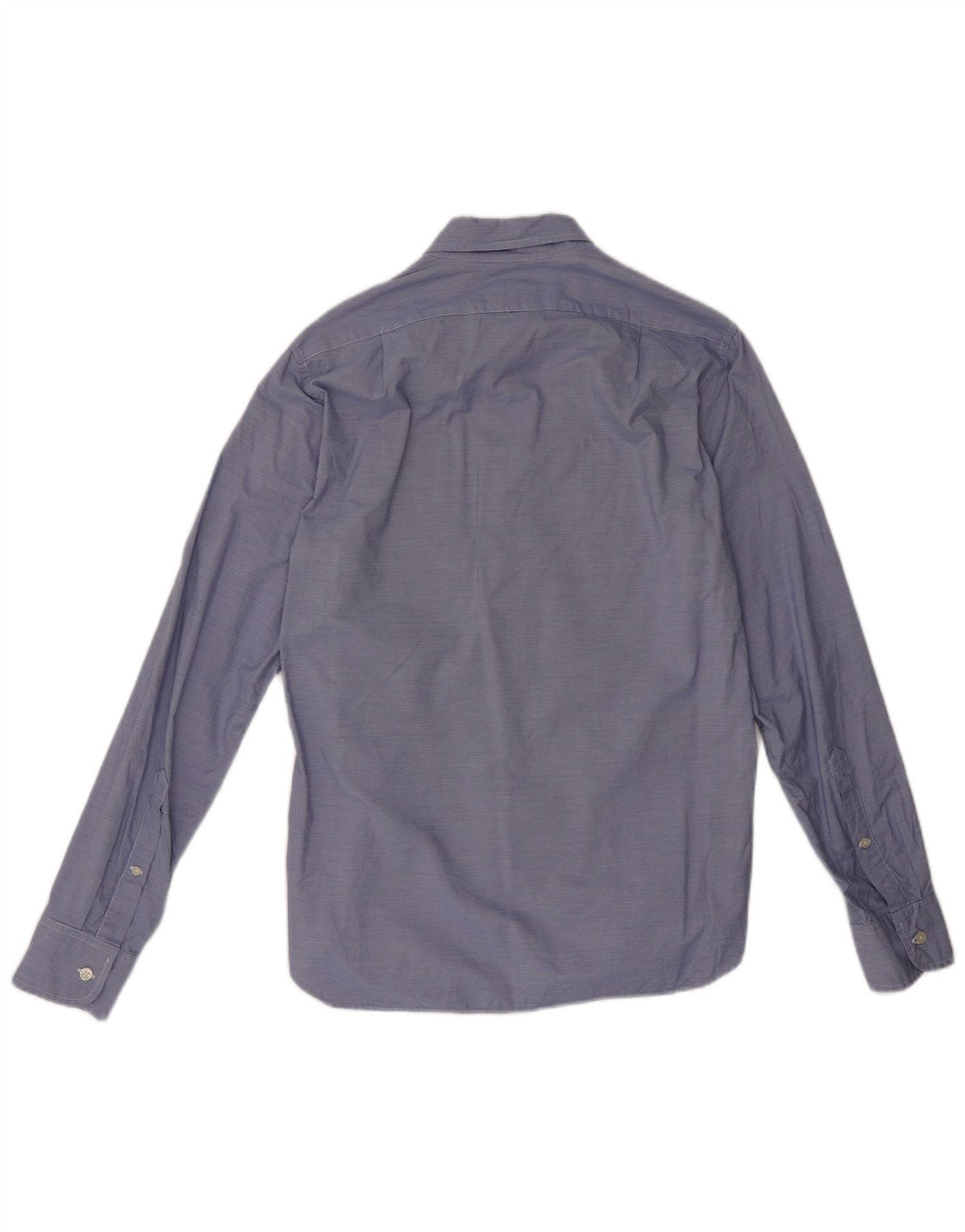 J. CREW Chemise cintrée pour homme en coton à fines rayures bleues