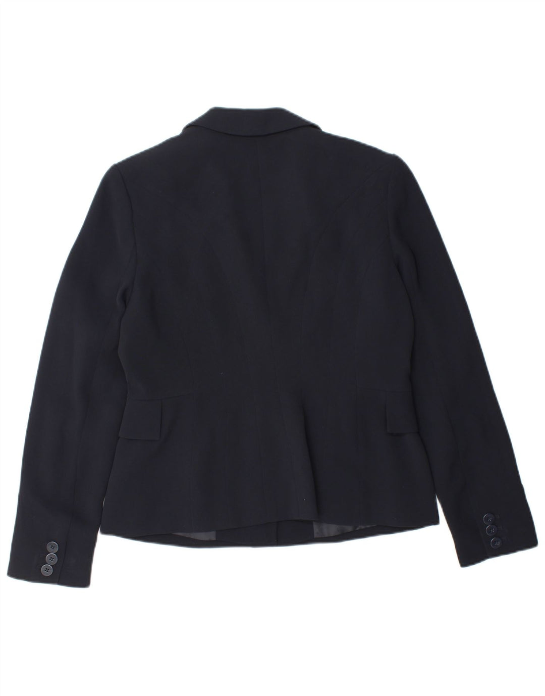 HOBBS Veste blazer à 2 boutons pour femme UK 12 Bleu marine moyen Polyester