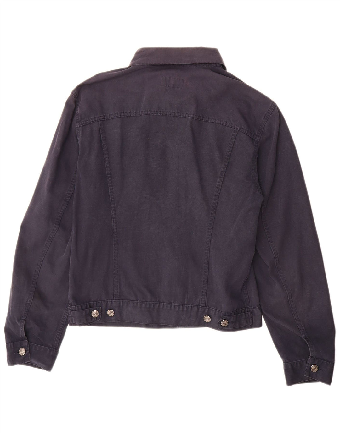 Gas Mens Bomber Jacket UK 40 Large Bleu Marine Coton