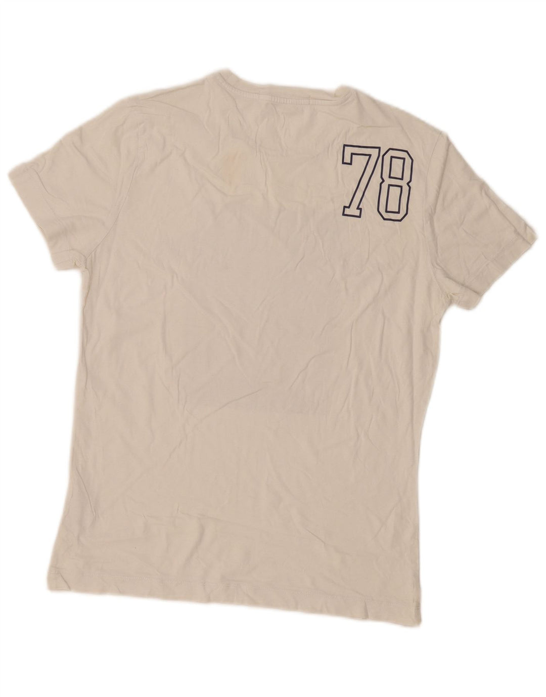 Calvin Klein Jeans T-Shirt Graphique Homme Blanc Moyen Coton