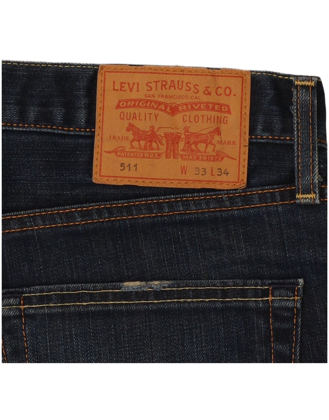 LEVI'S Jean Slim 511 Homme W33 L28 Bleu