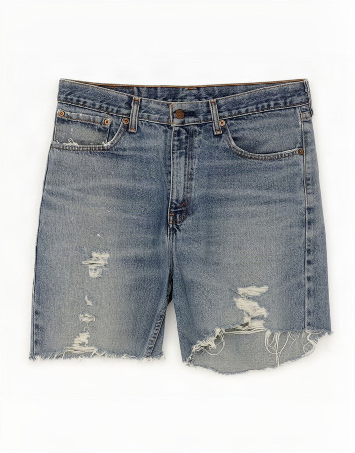 Levi's Short en Jean 751 Distressed W34 Homme Bleu Moyen