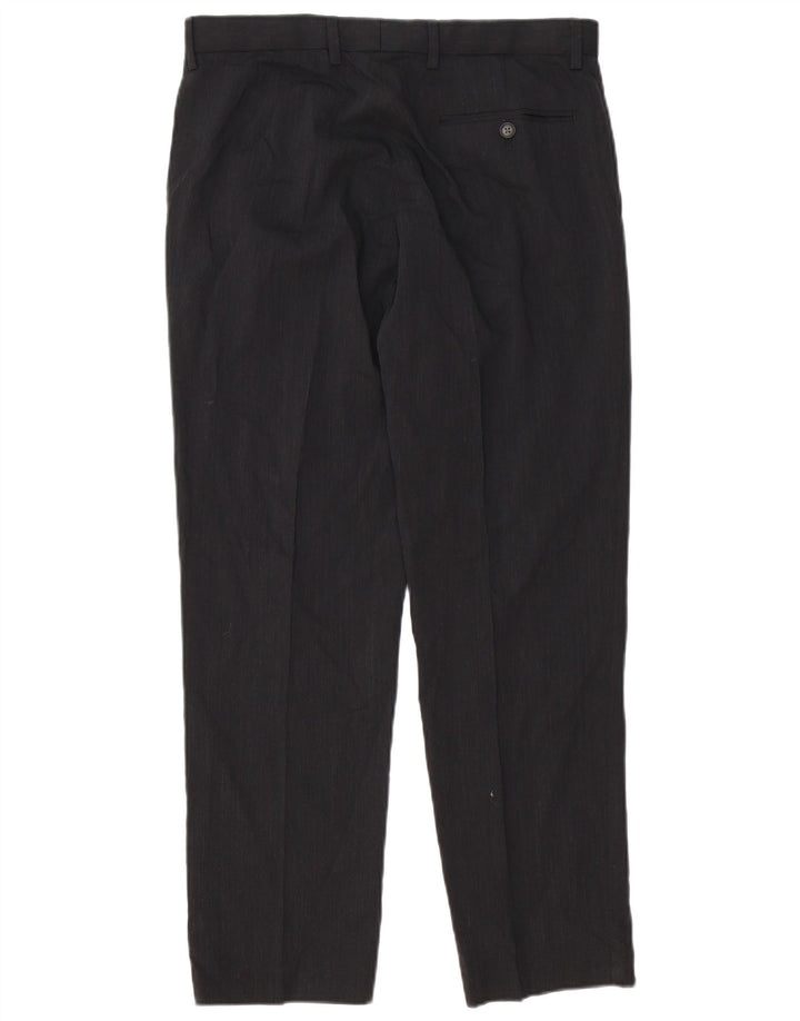 Marks & Spencer Pantalon de costume droit pour femme W32 L29 Noir