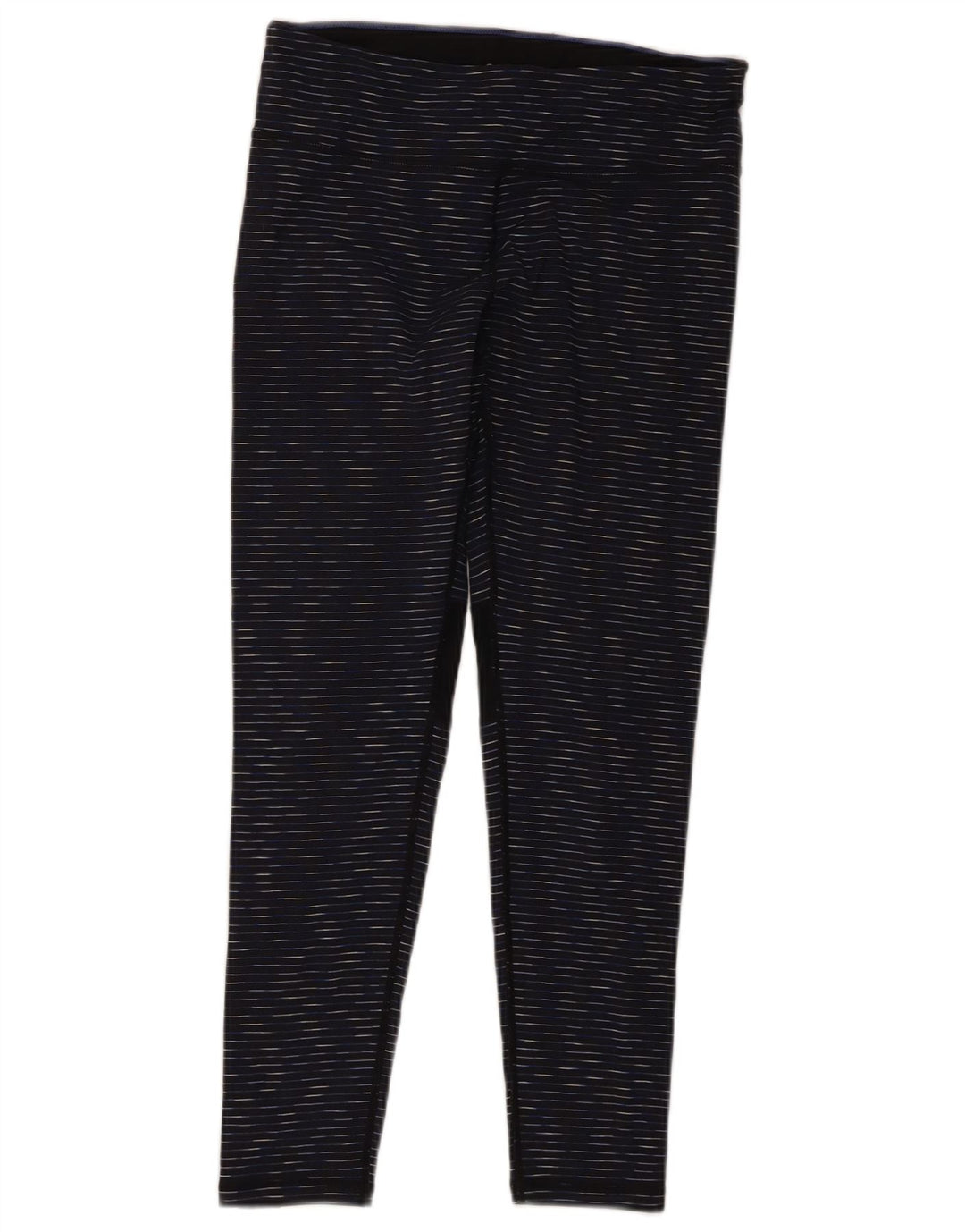 Calvin Klein Leggings Femme UK 14 Medium Bleu Marine Moucheté
