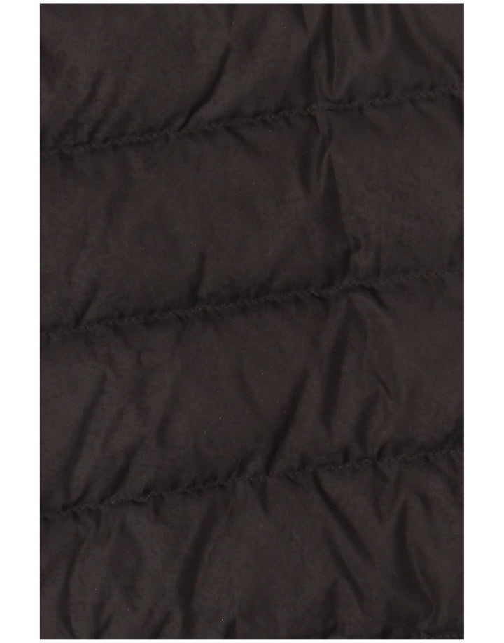 Tommy Hilfiger Manteau rembourré à capuche pour femme UK 10 Petit Noir Polyester