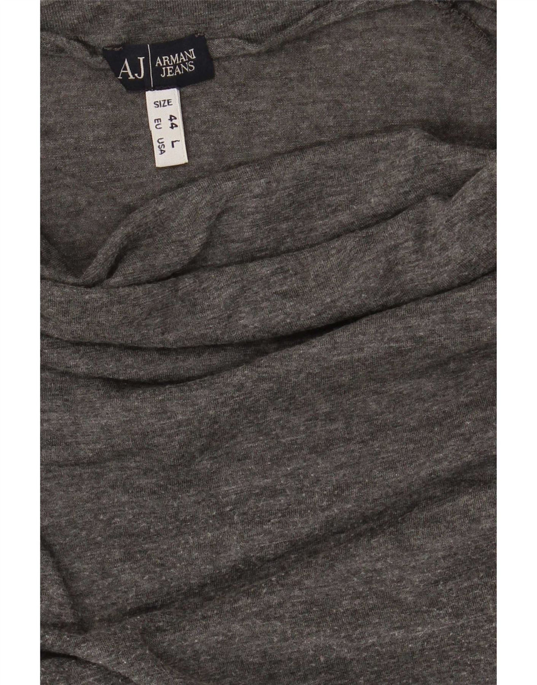 Armani Jeans Haut Femme Manches Longues EU 44 XL Gris Coton