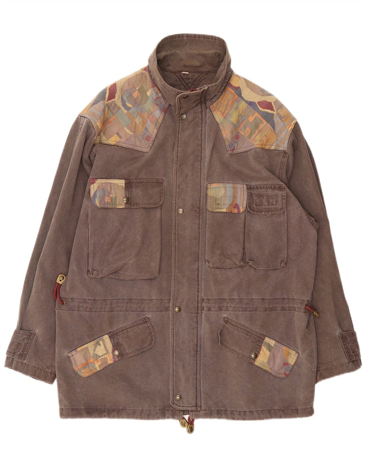SALEWA Veste utilitaire pour hommes UK 42 XL Gris Colorblock Coton