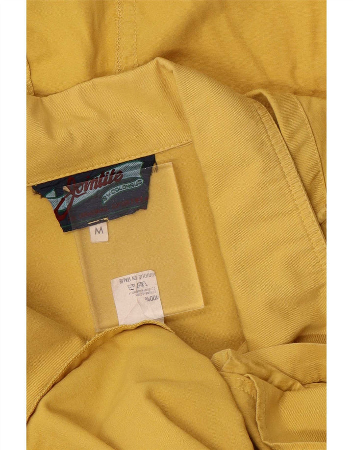 Colombus Veste utilitaire à capuche pour homme UK 38 en coton jaune moyen