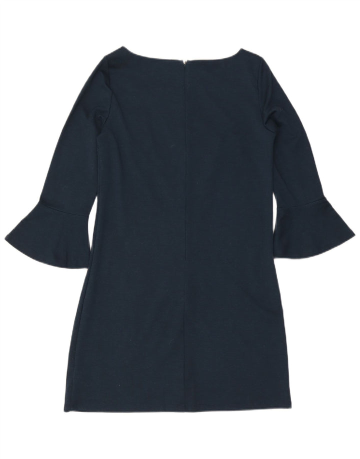 Gap Robe droite à manches 3/4 pour femme UK 10 Petit Bleu Marine Polyester