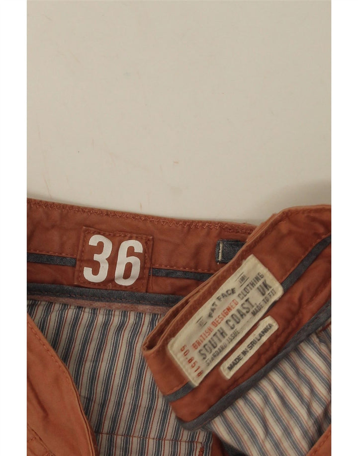 Fat Face Short Chino Homme W36 Large Orange Coton