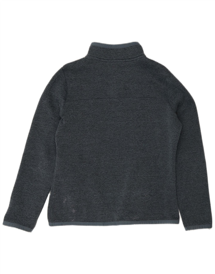 Weird Fish Sweat-shirt à col zippé pour femme UK 12 Gris moyen Polyester