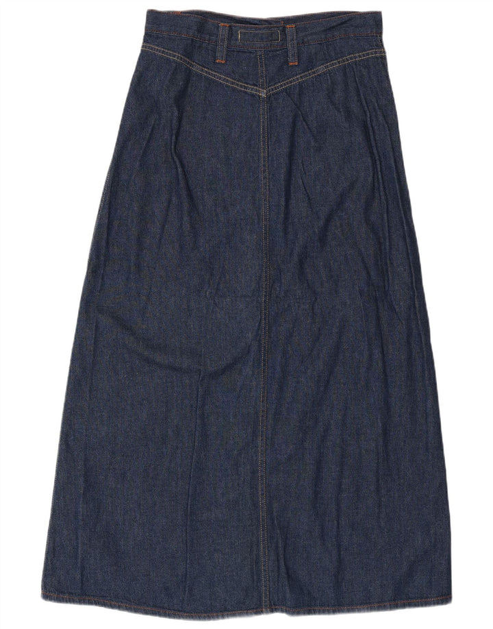 REPLAY Femme Jupe Maxi En Jean Moyen W28 Bleu Marine Coton