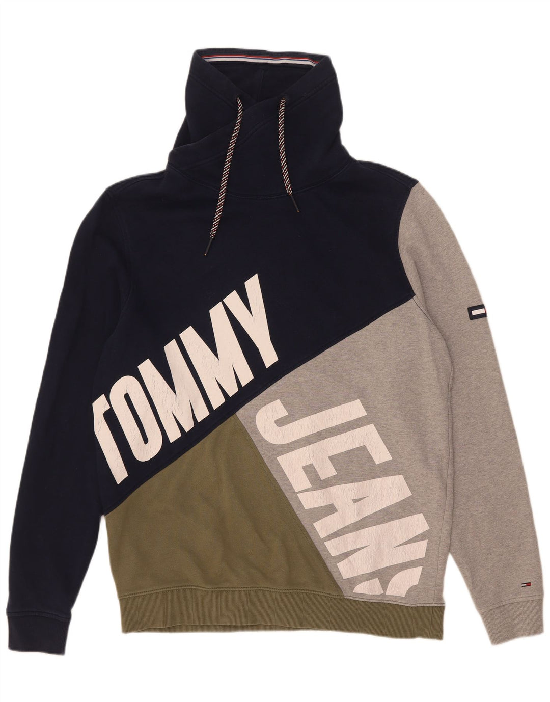 Tommy Hilfiger Sweat-shirt graphique pour homme XL Multicolore Colourblock