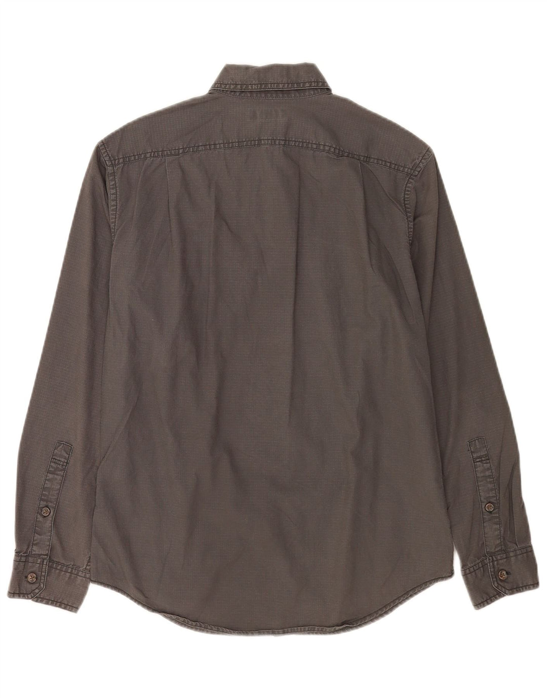 Eddie Bauer Chemise coupe classique pour homme en coton gris petit