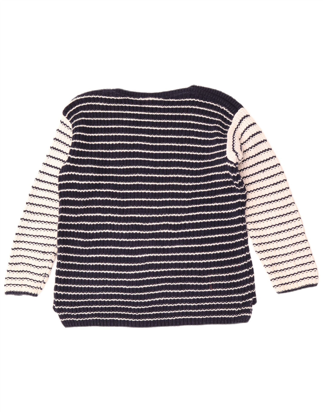 Marks & Spencer Pull col bateau pour femme UK 14 Bleu marine moyen
