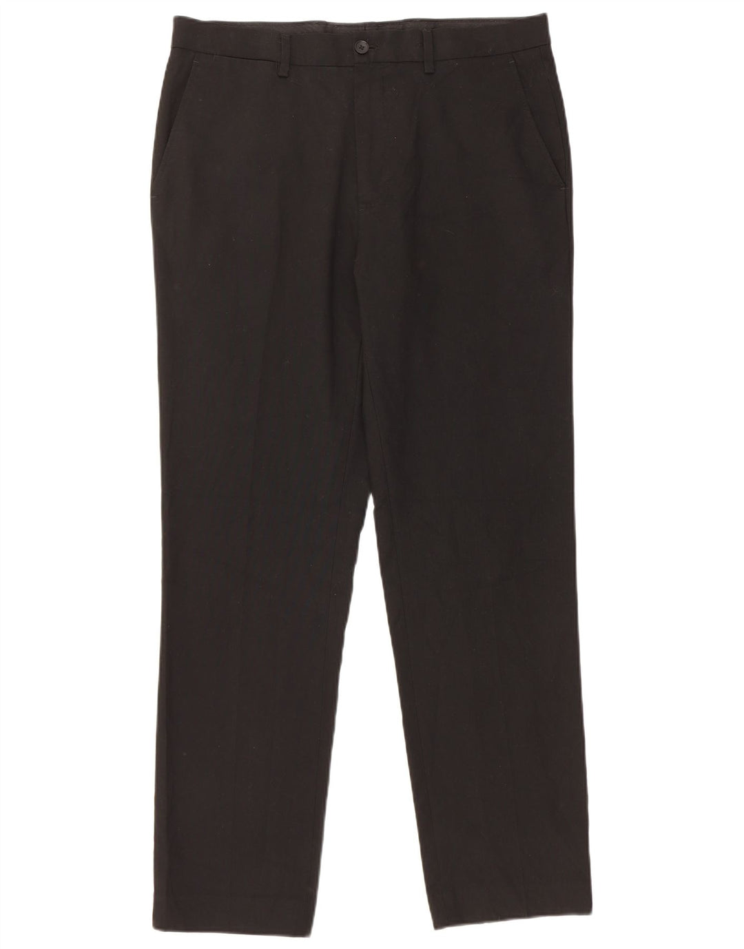 MARKS & SPENCER Pantalon Chino Coupe Slim Homme W34 L31 Noir Polyester
