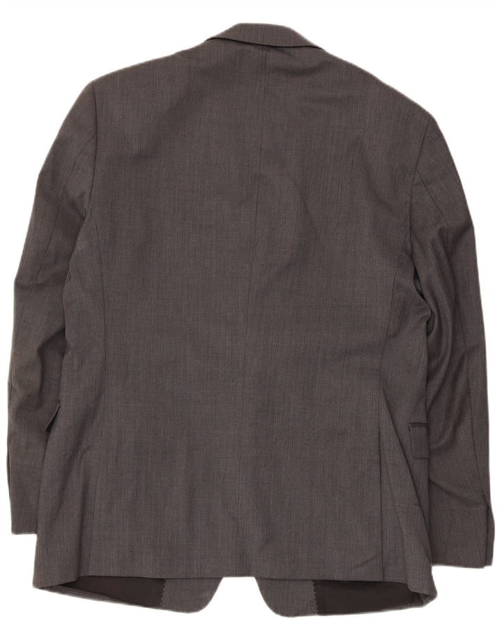 Tommy Hilfiger Veste Blazer 2 Boutons Homme UK 42 XL Laine Grise