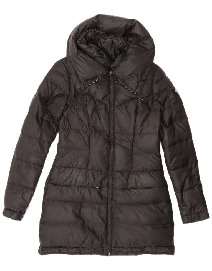 Guess Manteau rembourré surdimensionné pour femme UK 4 XS Noir Polyamide