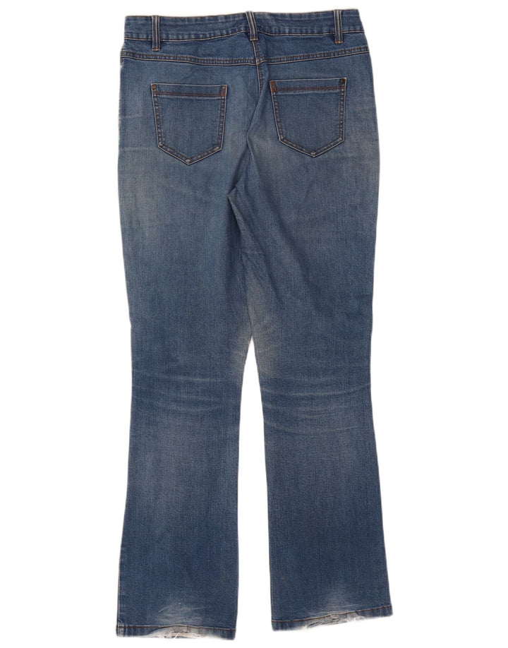 M&Co Jean bootcut pour femme UK 10 Small W32 L31 Bleu Coton