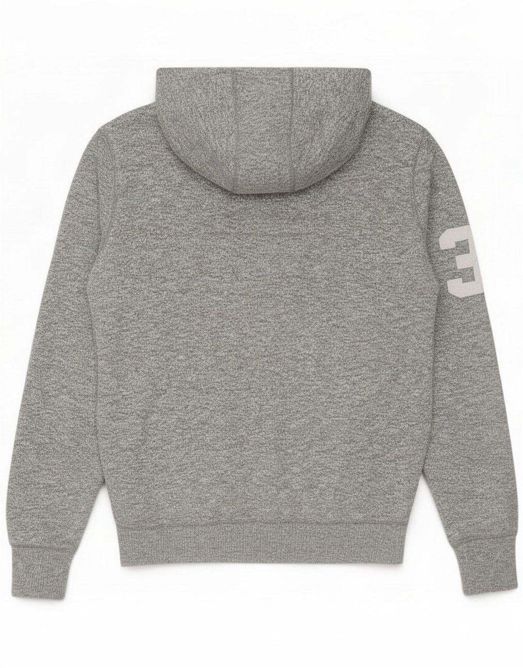Diesel Pull à capuche zippé graphique pour homme Petit Gris Polyester