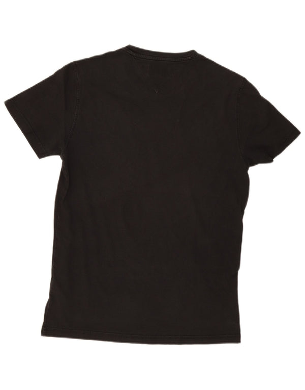 Tommy Hilfiger T-Shirt Homme Noir Moyen Coton