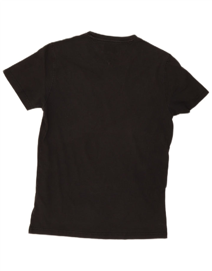 Tommy Hilfiger T-Shirt Homme Noir Moyen Coton