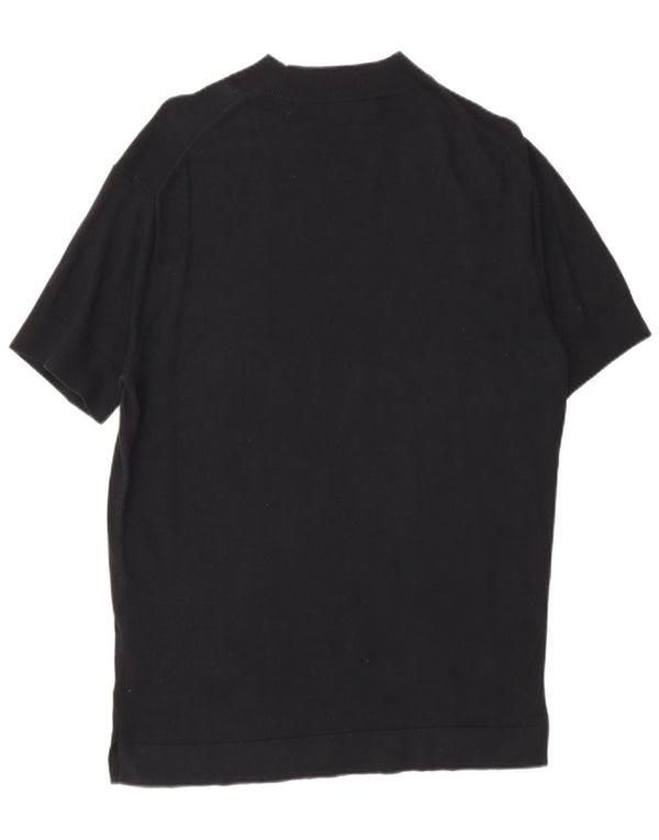 Zara T-Shirt Homme Top XL Noir Coton