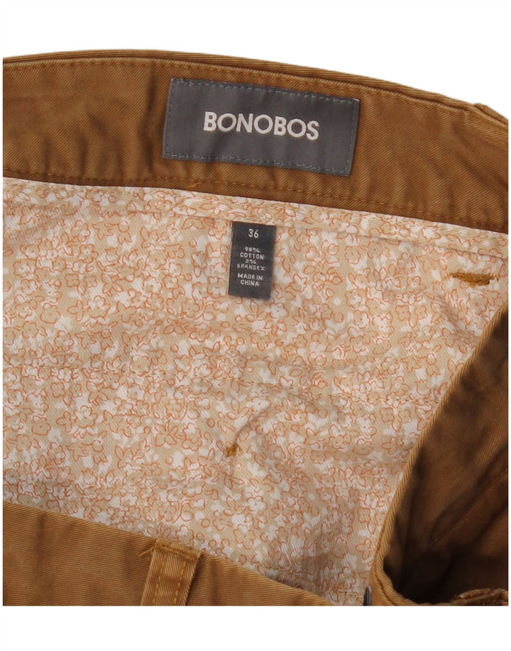 BONOBOS Short Chino Homme W36 Large Beige Coton