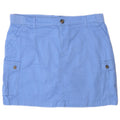 Lee Mini jupe cargo pour femme US 16 2XL W36 Bleu Coton