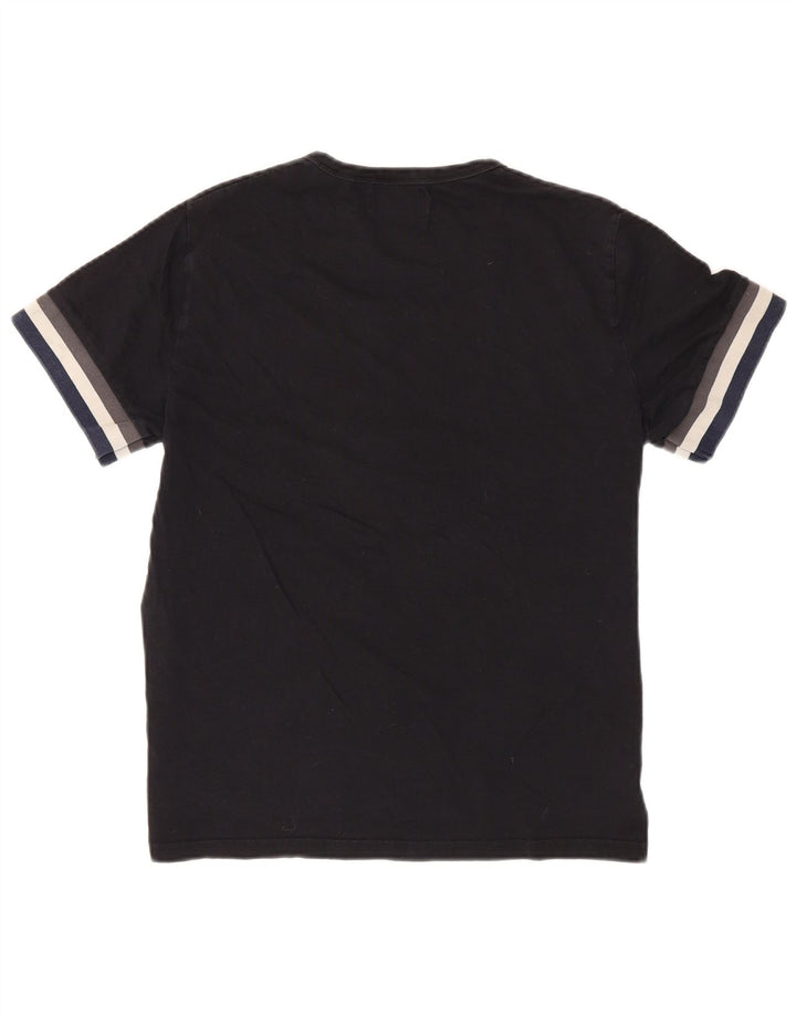 Fred Perry T-Shirt Homme Noir Moyen Coton Colorblock