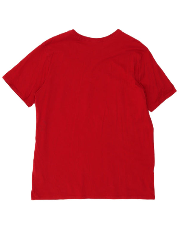 Jordan T-shirt graphique pour homme XL en coton color block rouge